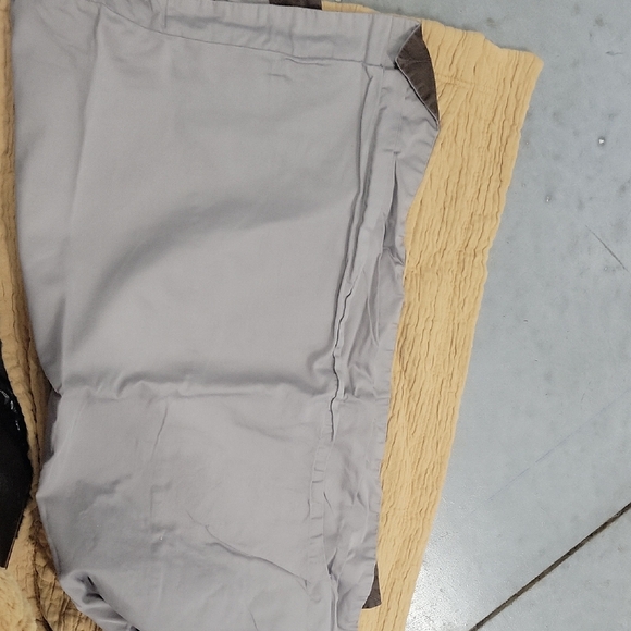 Restoration Hardware Gray and Brown Pillow Cover - Picture 2 of 2